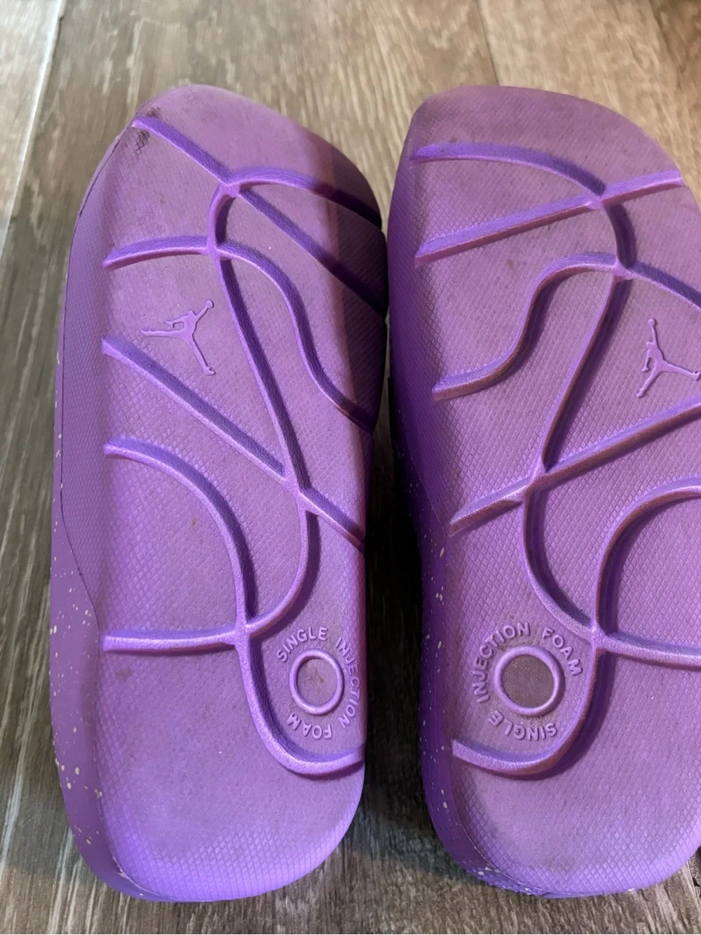 Jordan Brand- Purple Speckled Slide Sandal